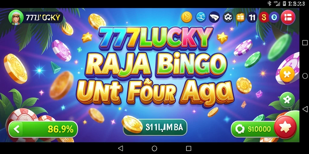 Screenshot gameplay Bingo di 777LUCKY yang penuh aksi.