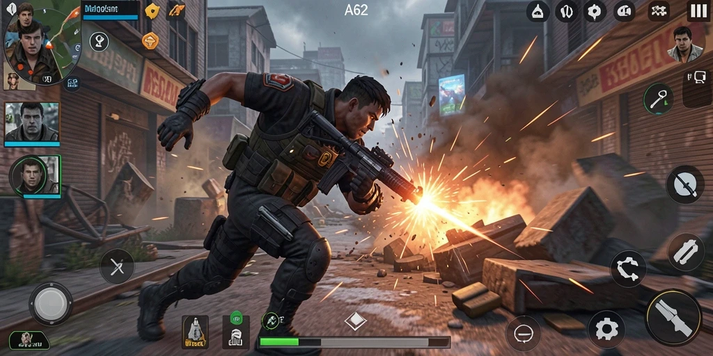 Tangkapan layar gameplay yang mendebarkan dalam aksi TPS.