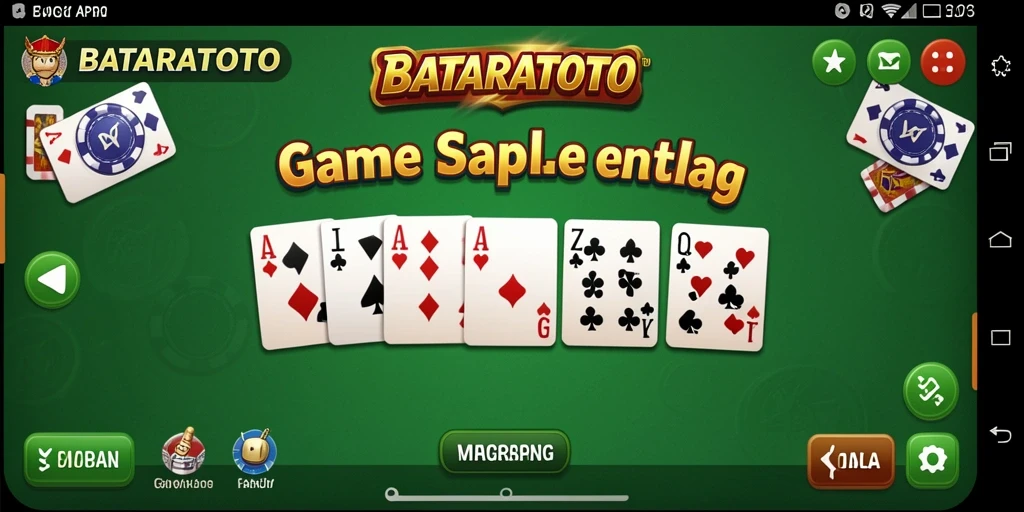 Screenshot gameplay menarik dari permainan Gaple yang mengasyikkan.
