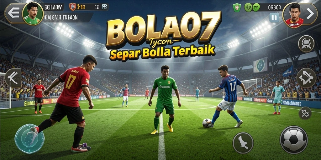 Tampilan gameplay BOLA07 yang seru dan interaktif.
