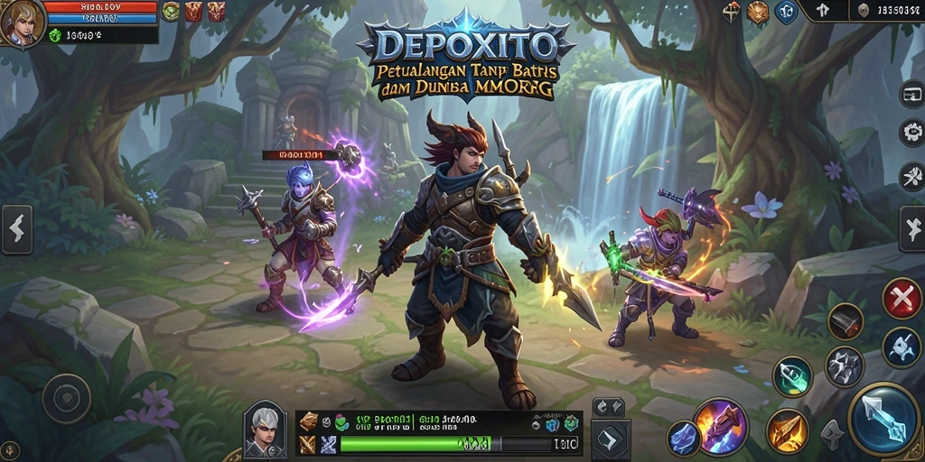 Gameplay seru DEPOXITO dalam dunia MMORPG yang penuh petualangan.