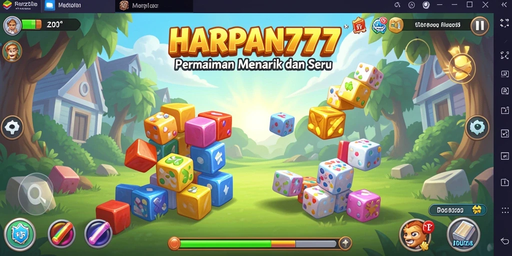Tampilan gameplay menarik dari HARAPAN777 yang menantang.