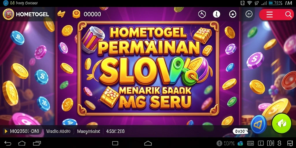 Tampilan gameplay menarik dari HOMETOGEL yang memukau.
