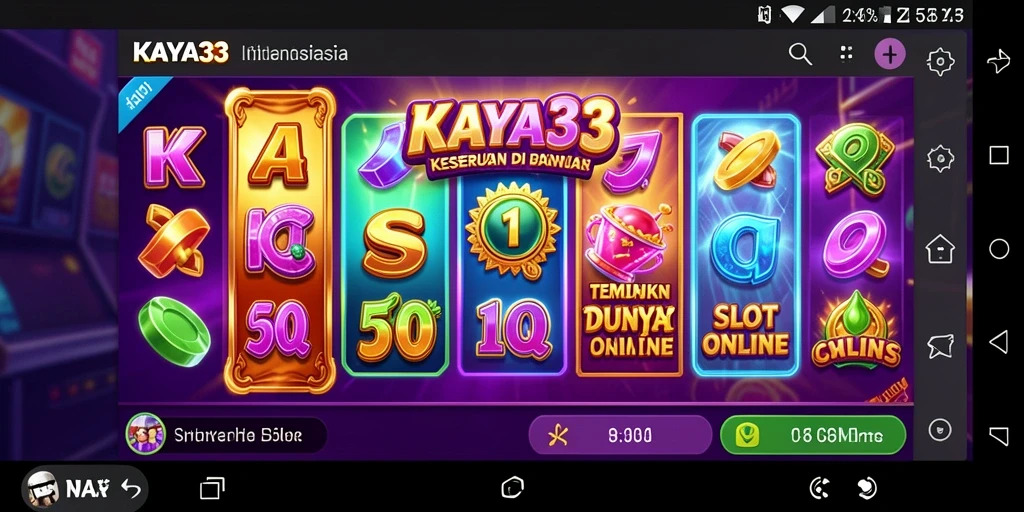 Tampilan menarik dari gameplay Slot di KAYA33.