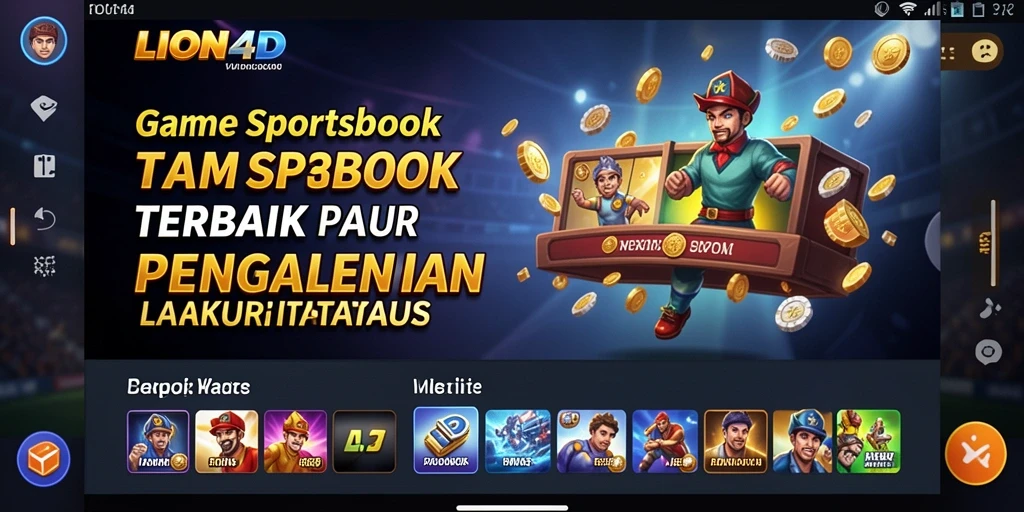 Tampilan screenshot gameplay LION4D yang menarik dan informatif.