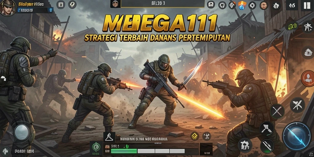 Tampilan permainan MEGA111 menunjukkan strategi dan pertempuran yang mendebarkan.