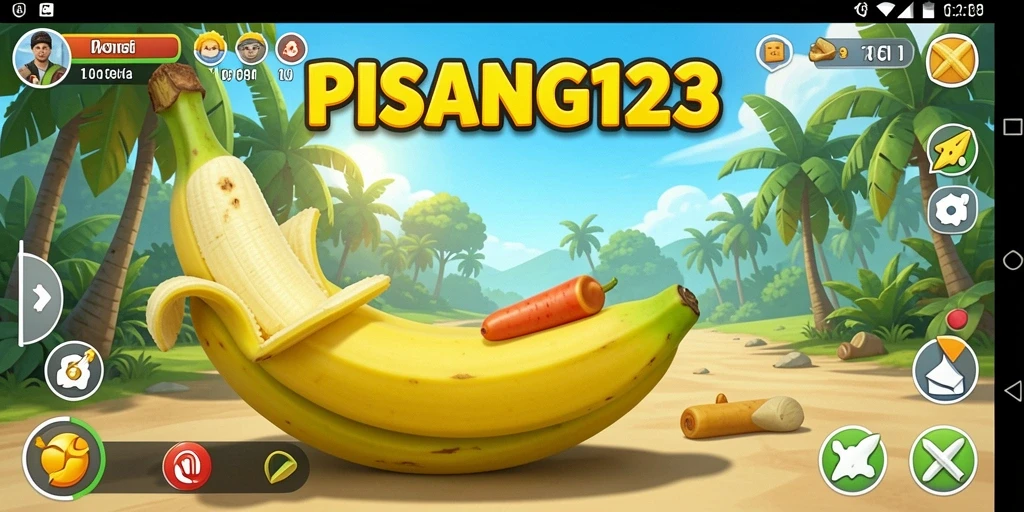 Sebuah tampilan ceria dari gameplay PISANG123 yang menghibur.