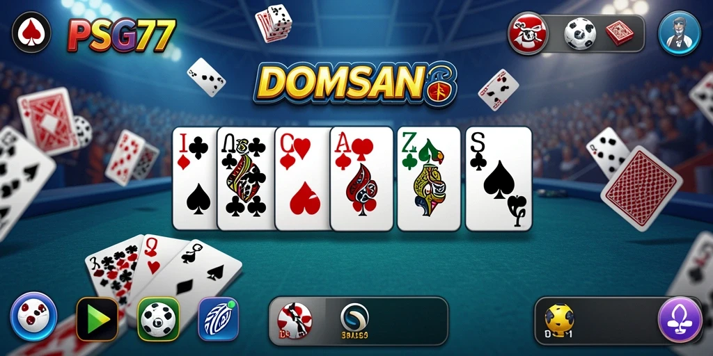 Tampilan gameplay seru dalam permainan Domino PSG77.
