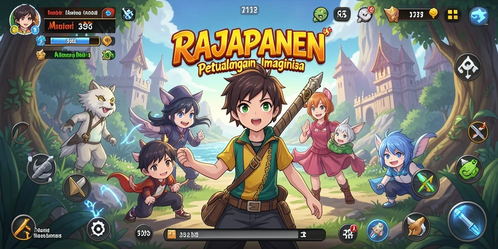 Tampilan menawan dari gameplay RAJAPANEN yang penuh aksi.