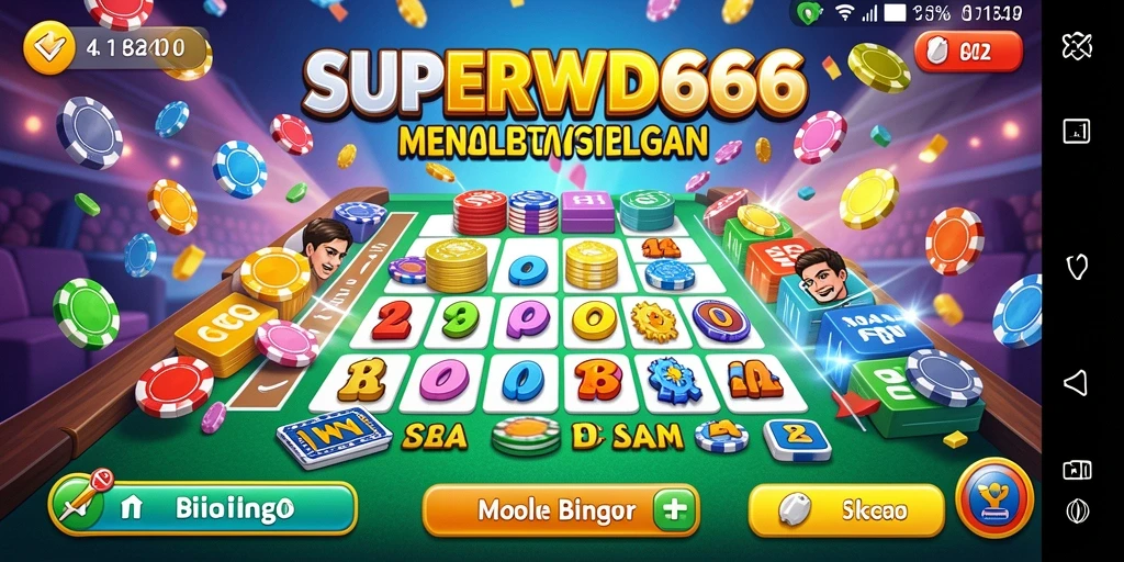 Gameplay seru dari bingo di SUPERWD666 menunjukkan keseruan bermain.