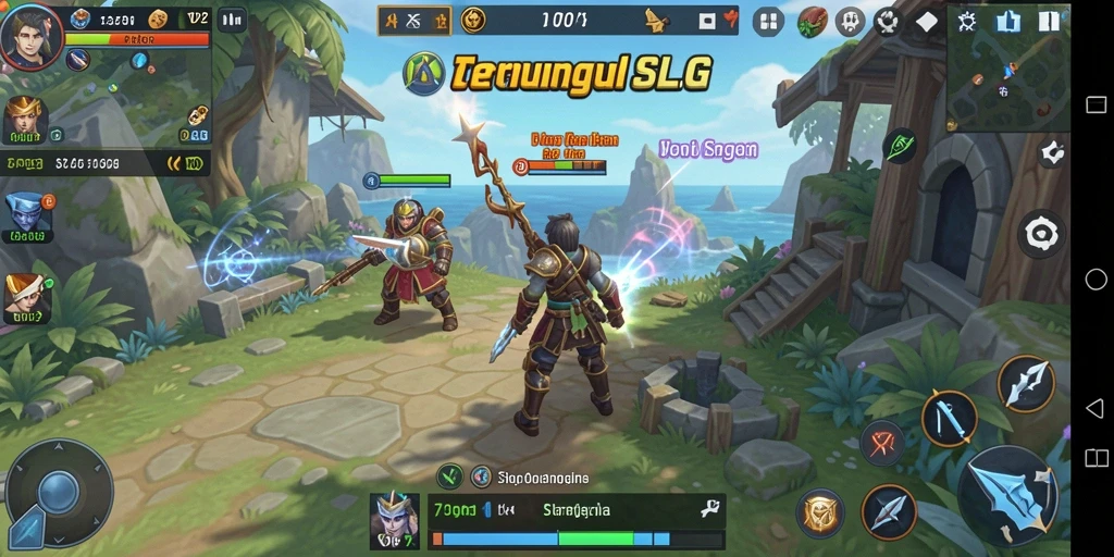 Screenshot permainan SLG dengan strategi dan aksi yang menarik.