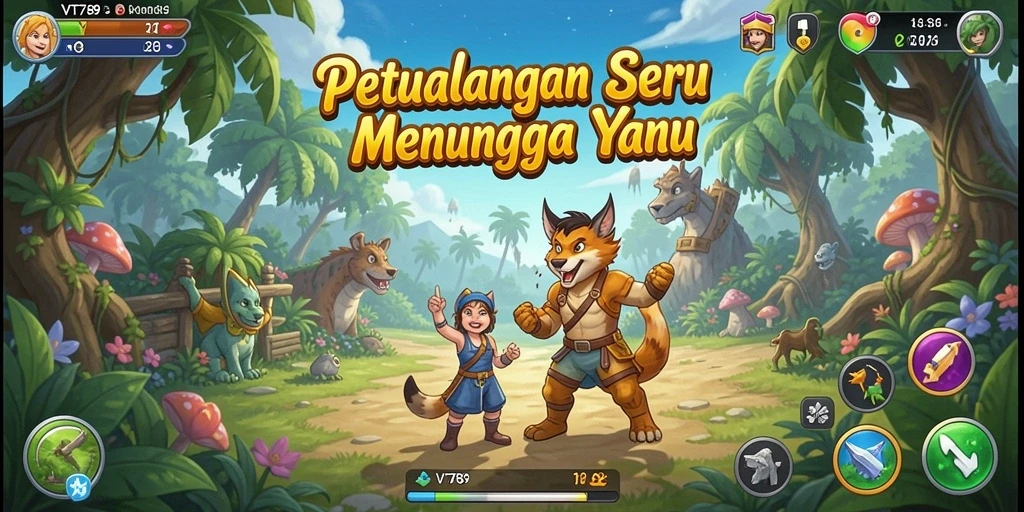 Tampilan gameplay menarik dari petualangan seru di VT789.