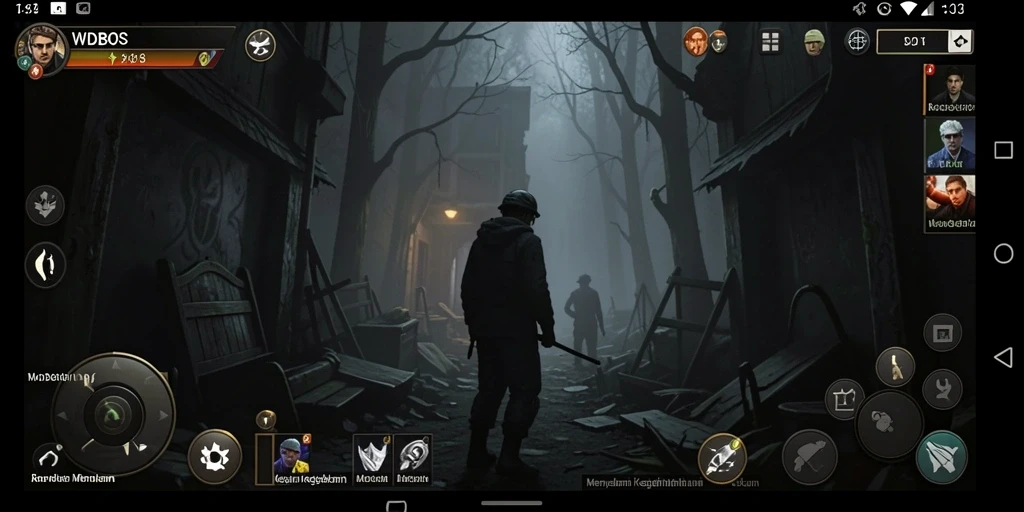 Gameplay WDBOS yang menegangkan dan menakutkan.